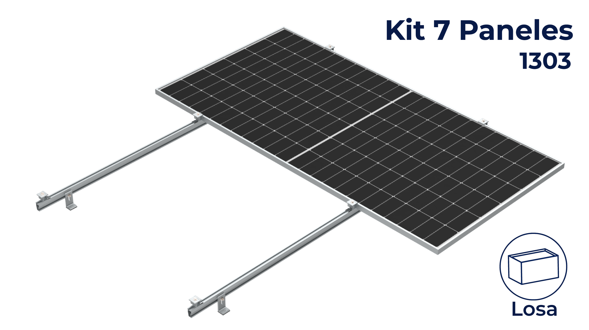Kit Nxt-Rx para 7 paneles a 0° hasta 1303mm
