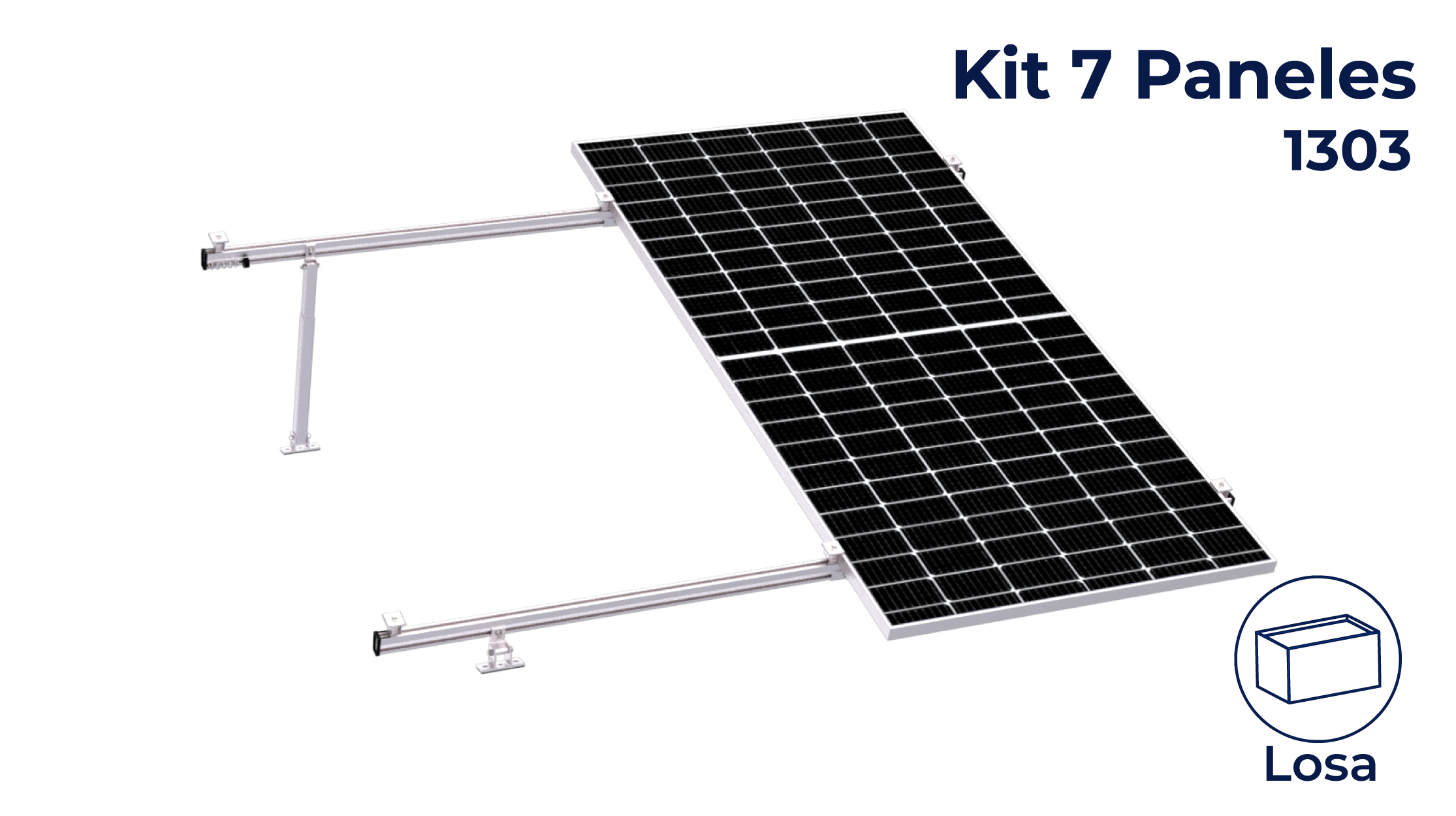 Kit Nxt-Rx para 7 paneles de 15 a 30° hasta 1303mm