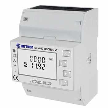 Smart Meter para Net Zero Export conexión directa al inversor y comunicación RS485, 5-100A