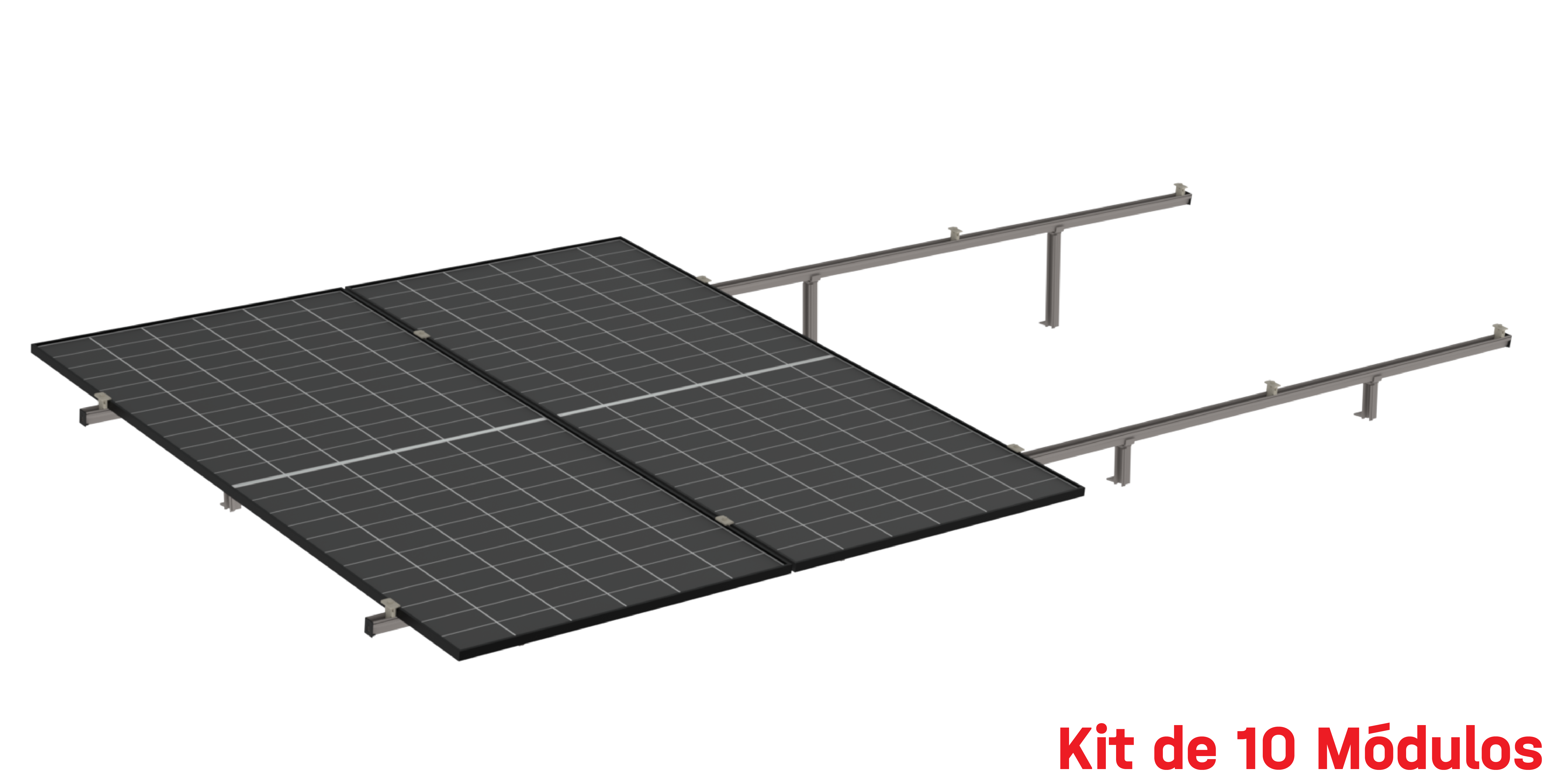 Kit de K2 para 10 paneles a 24° hasta 1134mm - 160km/h