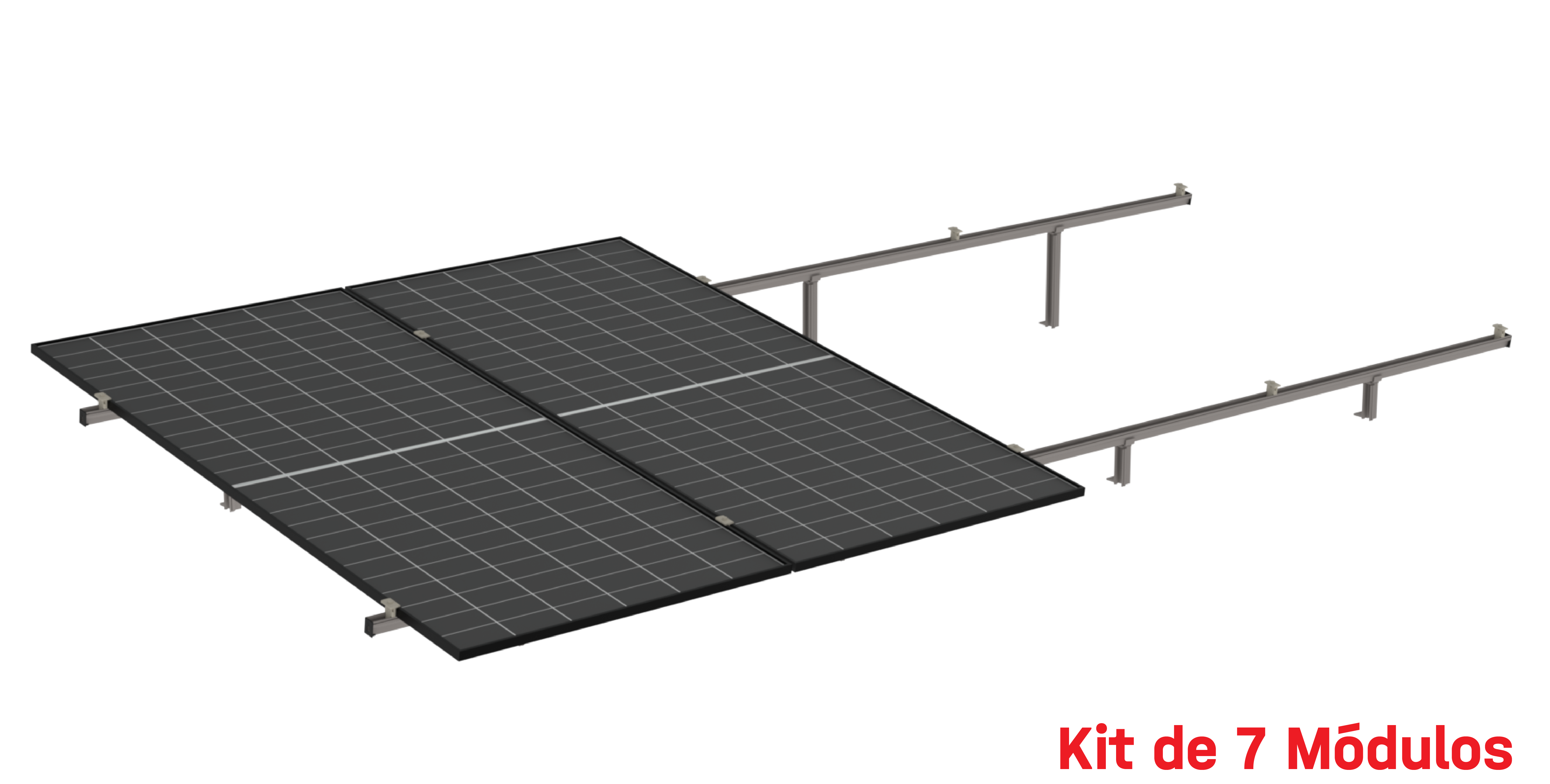 Kit de K2 para 7 paneles a 16° hasta 1134mm - 200km/h