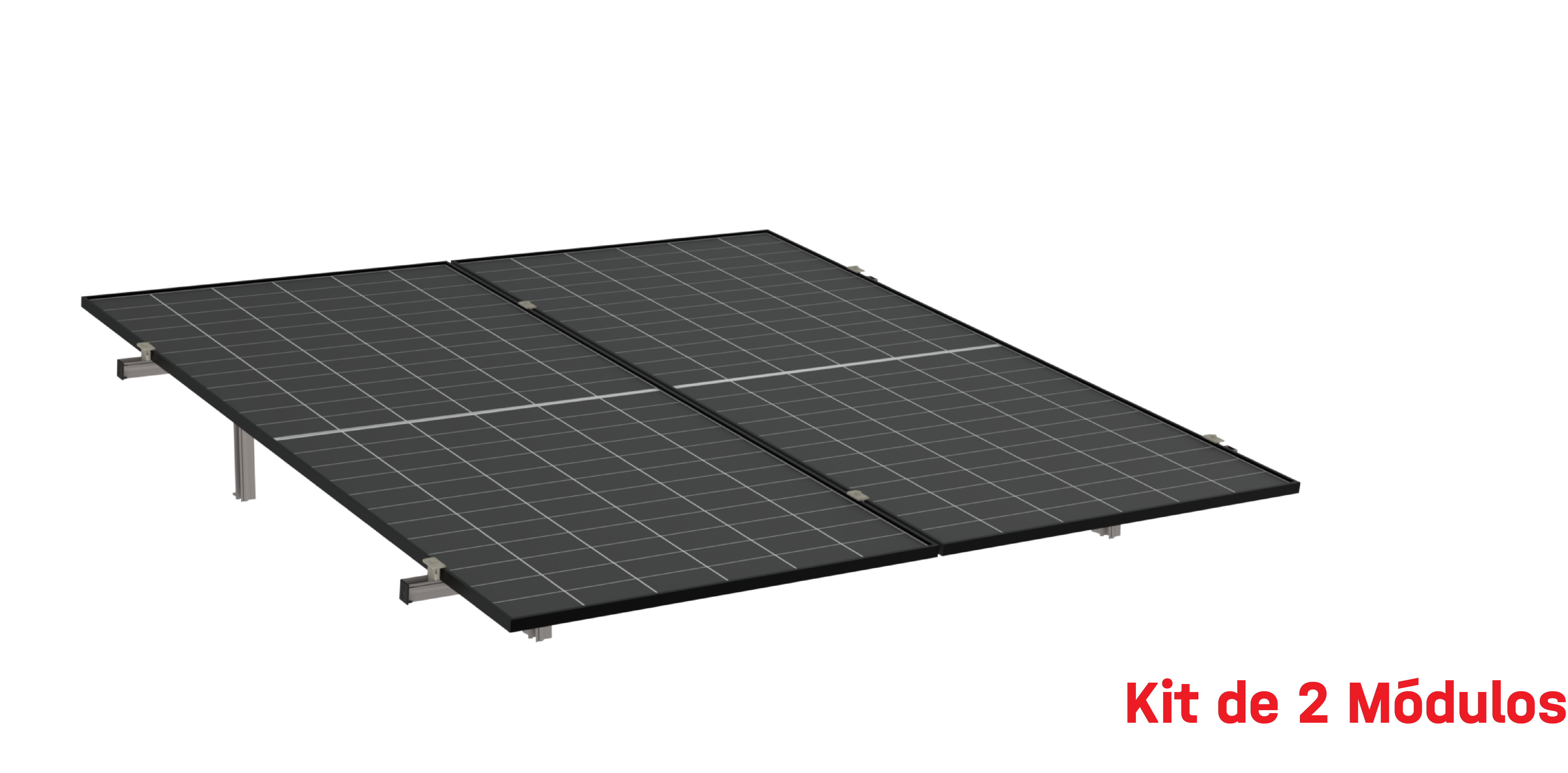 Kit de K2 para 2 paneles a 16° hasta 1303mm - 200km/h