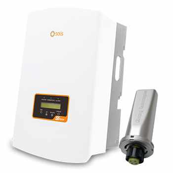 Inversor Solis de 10kW a 220V, 2 MPPT, 3 fases, incl. DC Disconnect