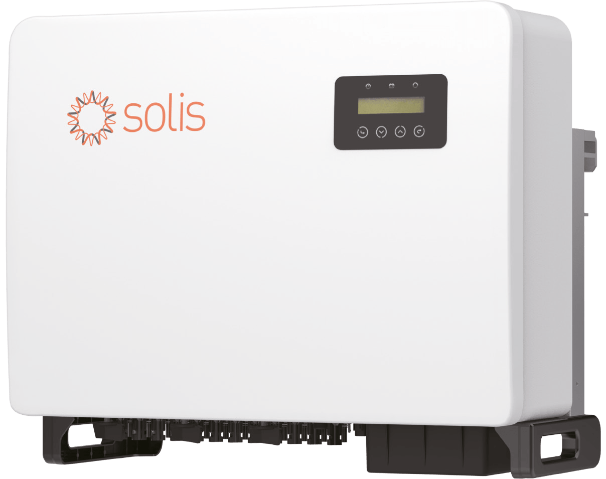 Inversor Solis 30kW a 220V, 4 MPPT, 3 fases, incl. DC Disconnect
