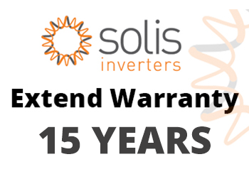 Una Extensión Garantía 15 años Inversor Solis 5kW con 2 MPPT DC Disconnect