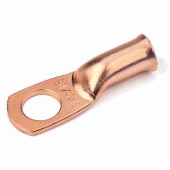 10 Terminales de cobre, de 3/8" para conexion a baterías, 1/0 WG