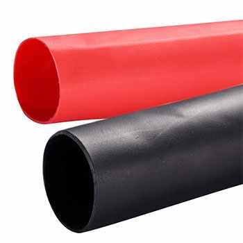 Par de tubos termocontractil rojo y negro, de 1m, para 4-1/0 AWG